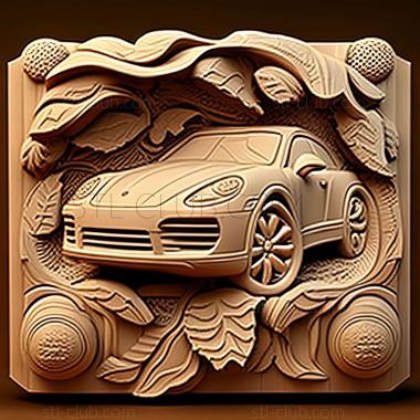 3D model Porsche Cayenne (STL)